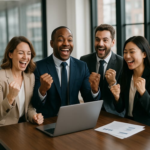 business meeting success winning