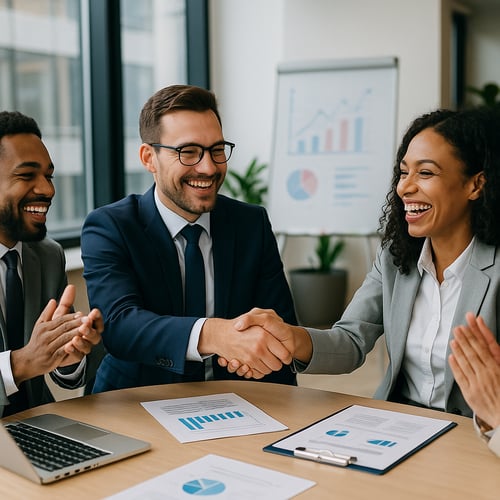 business meeting successful-1 business meeting successful-1